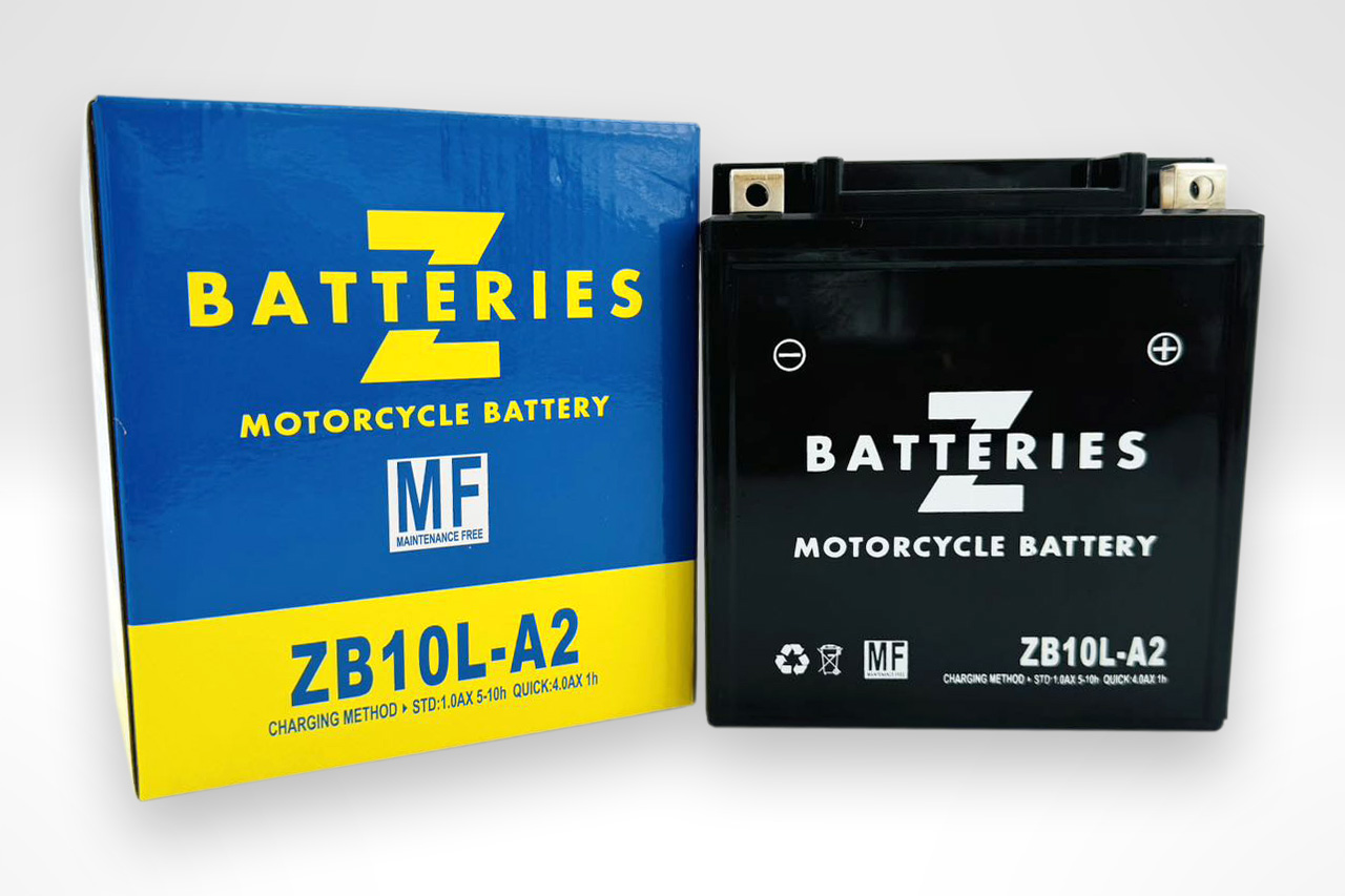 ZB10L-A2（YB10L-A2互換）MFバッテリー ZBATTERIES