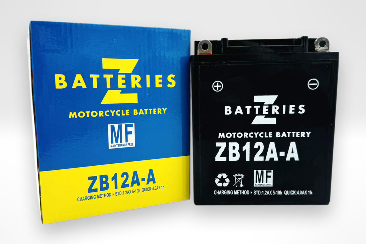 ZB12A-A（YB12A-A互換）MFバッテリー ZBATTERIES