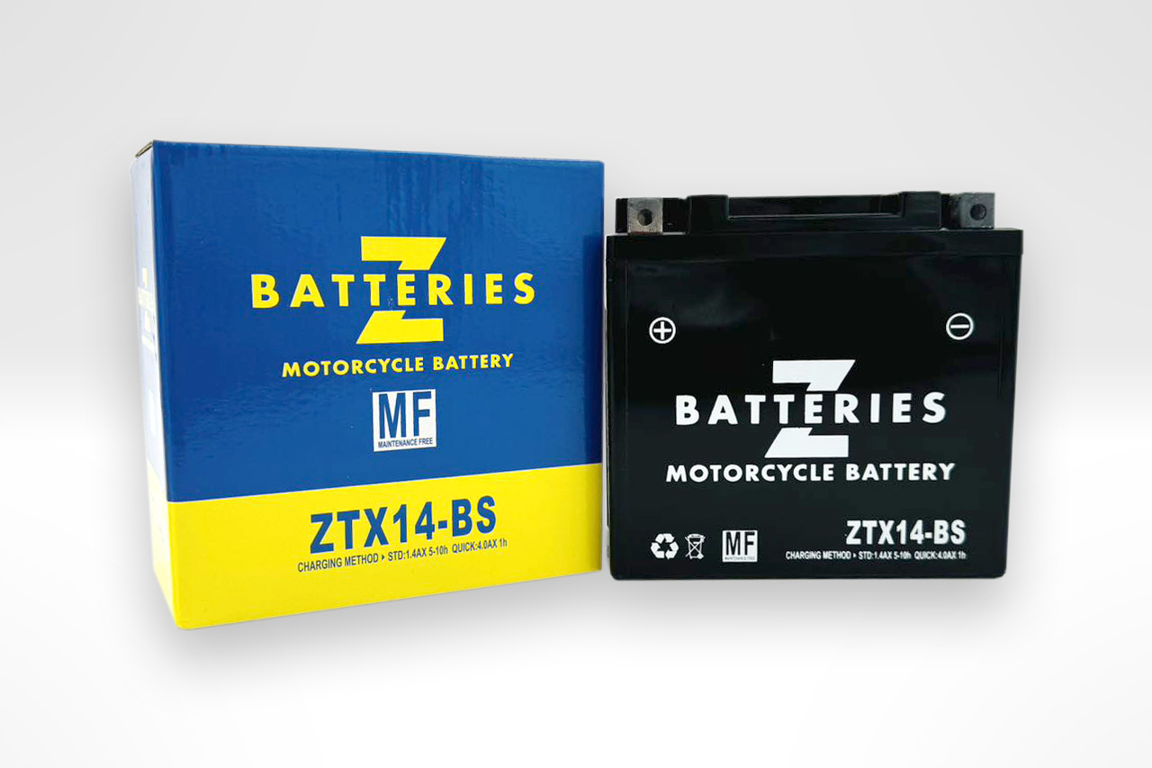 ZTX14-BS（YTX14-BS互換）MFバッテリー ZBATTERIES