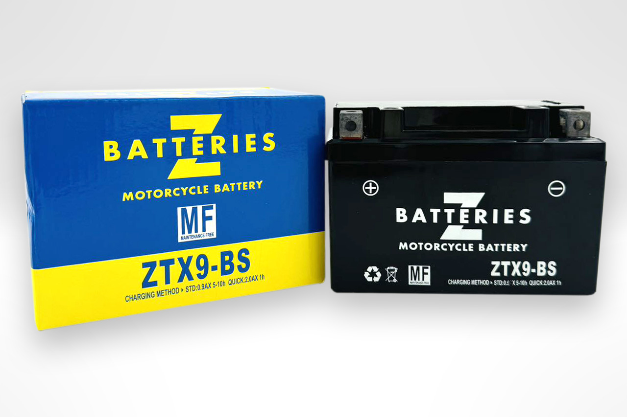 ZTX9-BS（YTX9-BS互換）MFバッテリー ZBATTERIES